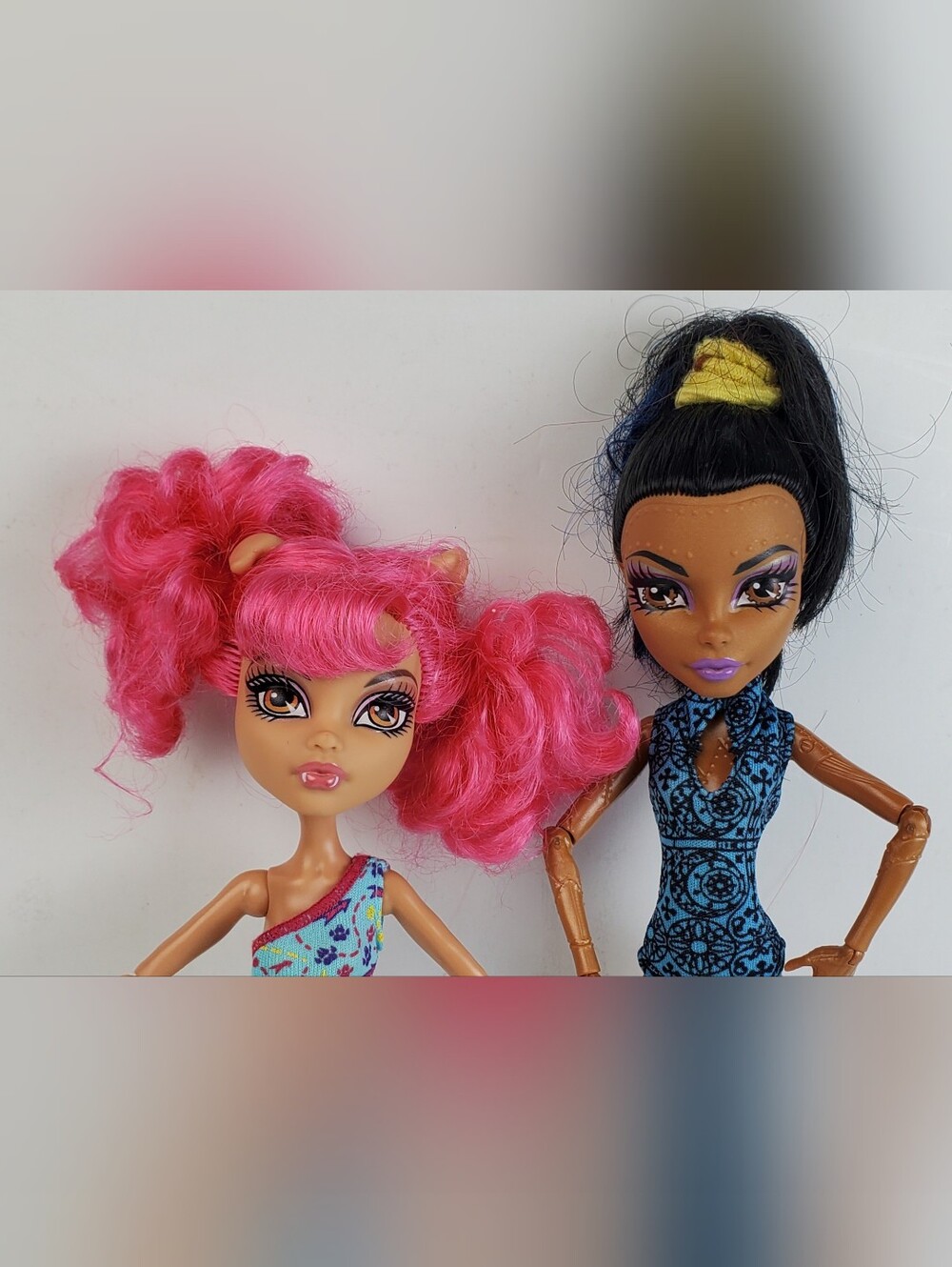 Mattel Monster High Howleen Wolf Hip Hop and Robecca Steam Dance Class Doll Lot